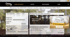Desktop Screenshot of century21-bj-paris-19.com